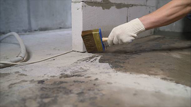 Crawl space vapor barrier installation in Rush, NY